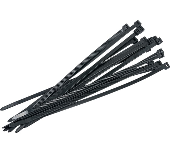 Изображение товара Монтажный пластиковый хомут Энкор 4.8х200 мм черный 100 шт. 29972