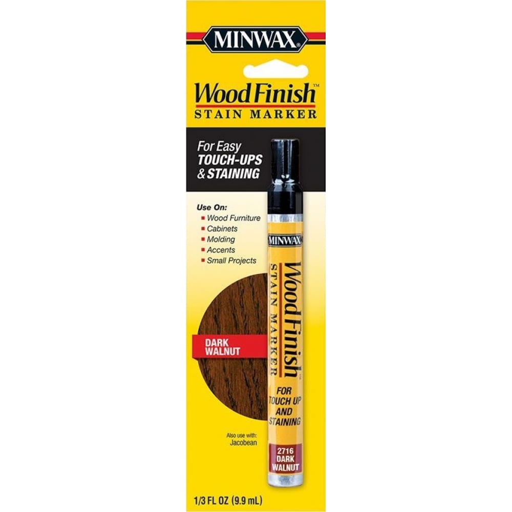 Маркер Minwax маркер краска лаковый 2 0 munhwa slim size золотая нитро основа