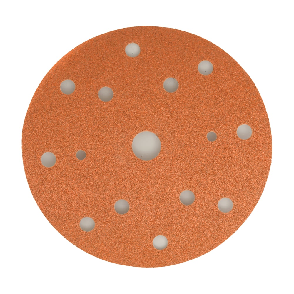 Изображение товара Круг шлифовальный Q128OM ORANGE FILM 150 мм 100 шт P120 на липучке