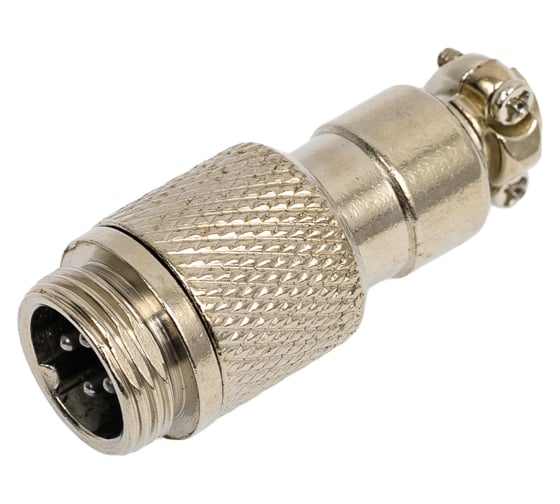 Изображение товара Авиационный разъем Giraffe 4-pin штекер GF-AV4M уп. 10шт gf0360.1