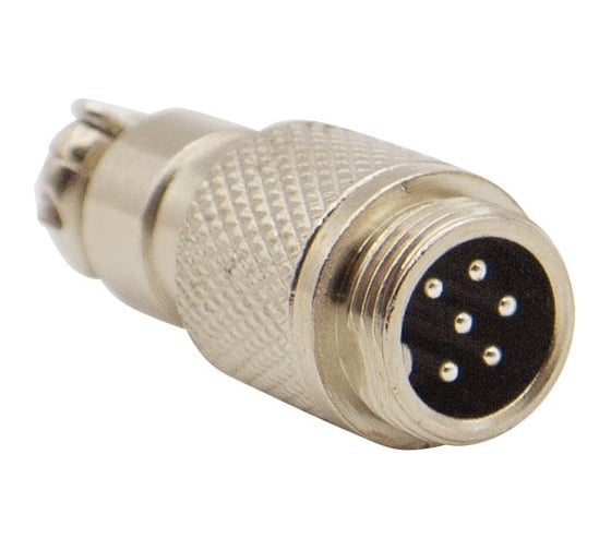 Изображение товара Авиационный разъем Giraffe 6-pin штекер GF-AV6M уп. 100шт gf0548.2