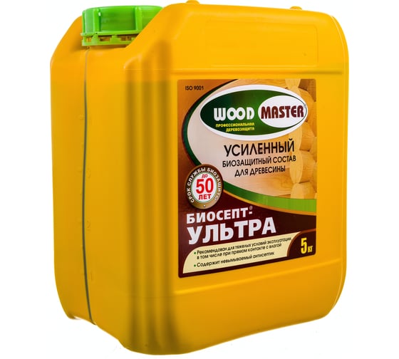 Изображение товара Антисептический состав WoodMaster Биосепт Ультра 5 кг 20171