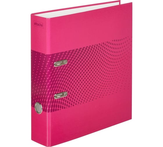 Изображение товара Папка-регистратор Attache Digital 75 мм, розовый, ламинированный картон 1046797