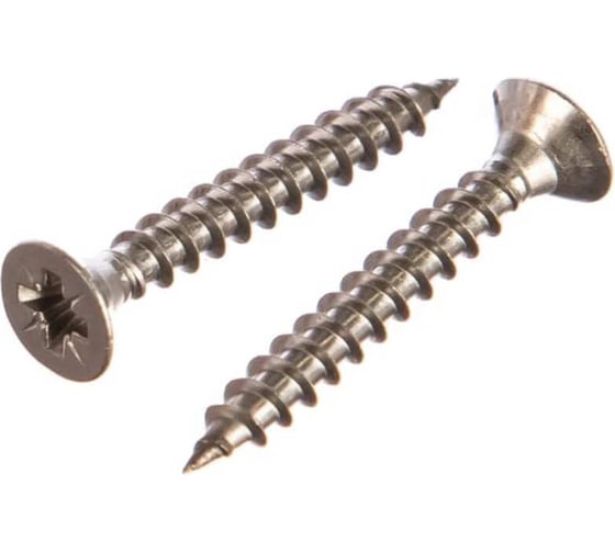 Изображение товара Универсальный шуруп Insparion с потайной головкой, 2,9x25 мм, нержавеющая сталь, DIN 7982, 10 шт. С1-00001673