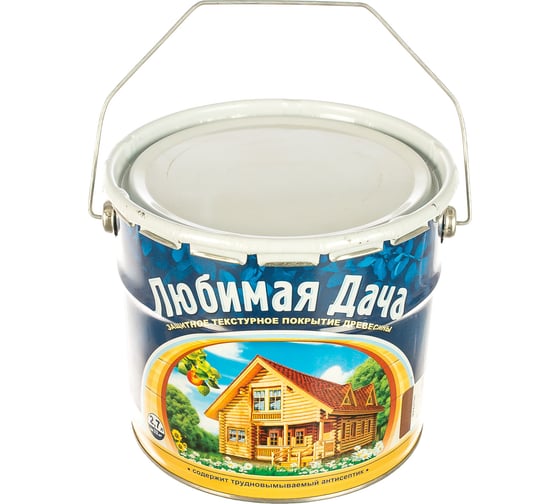Изображение товара Защитно-декоративное покрытие для древесины Любимая дача Махагон 2.7 л 4 35272
