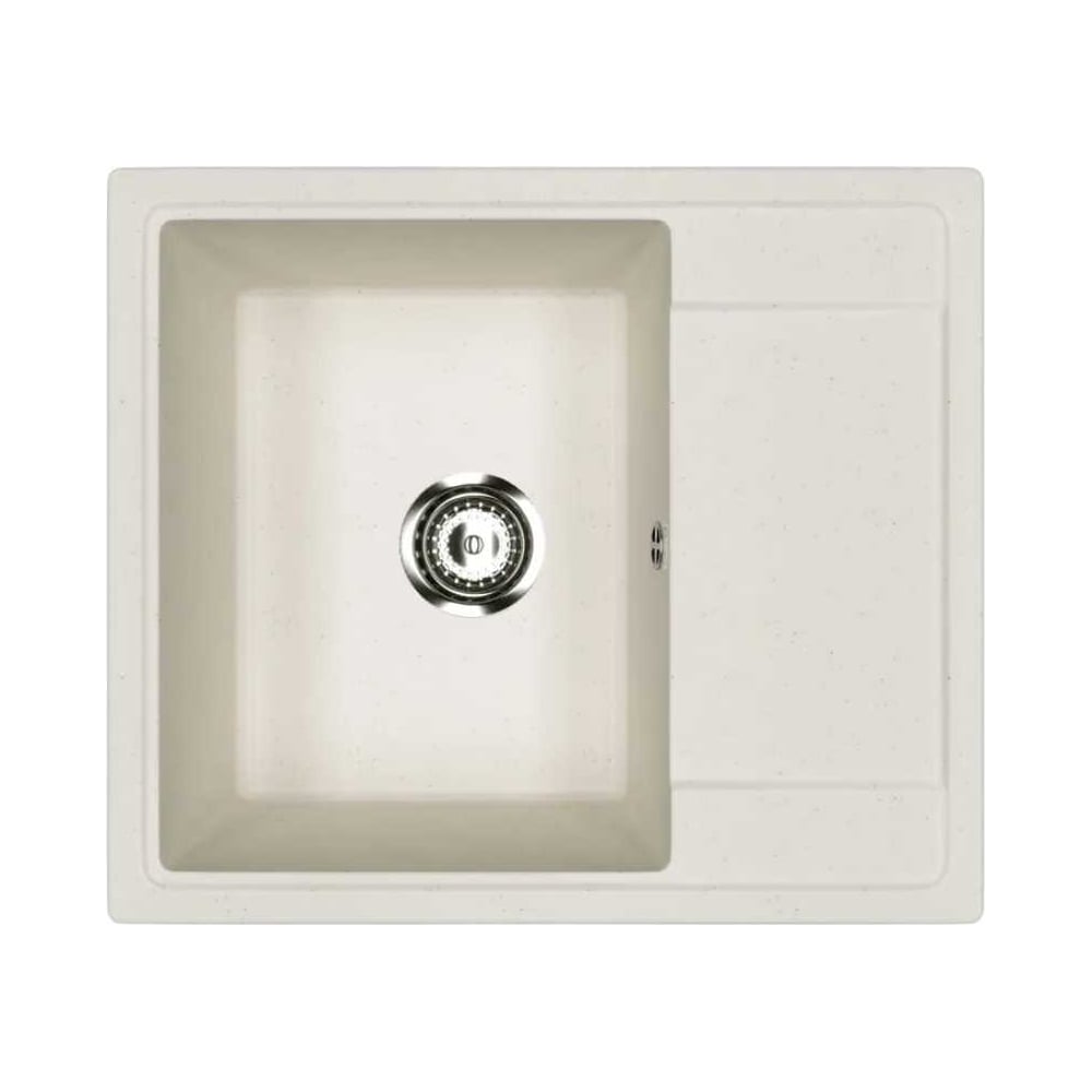 Изображение товара Кухонная мойка из искусственного камня Uperwood ECON UPD 201 001 прямоугольная белая матовая