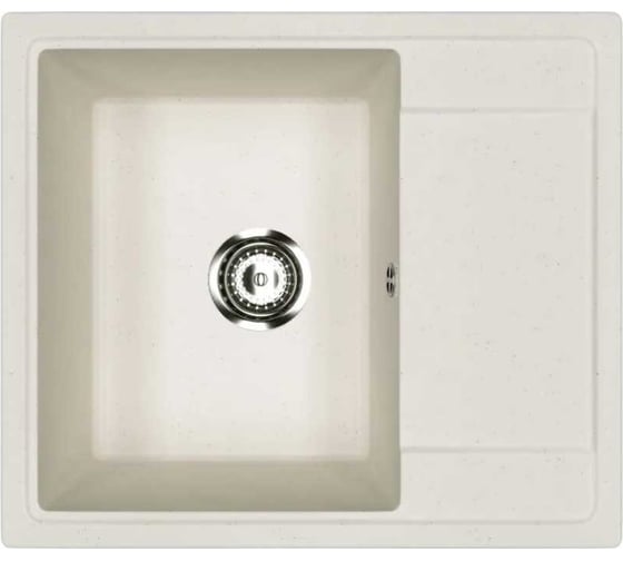Изображение товара Кухонная мойка из искусственного камня Uperwood ECON UPD-201_001, прямоугольная, белая матовая 4910201235