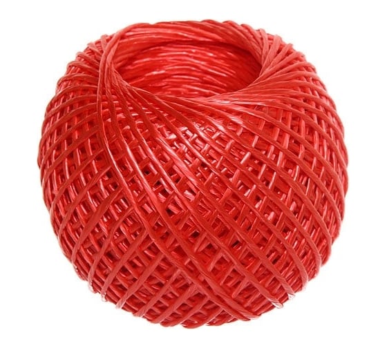 Изображение товара Шпагат РОССНА полипропиленовый, красный, 100 м Р861354