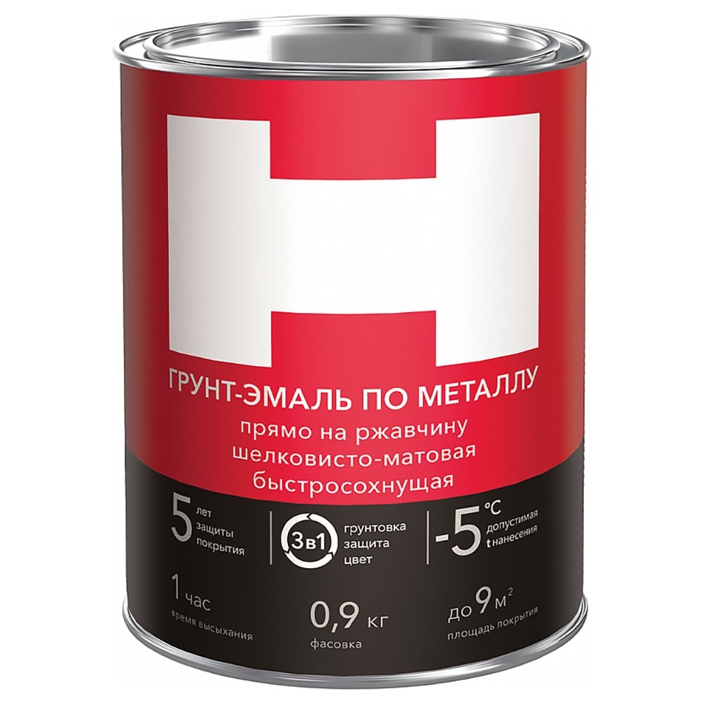 Изображение товара Грунт-эмаль по ржавчине Hummerton 3 в 1 синий 0.9 кг для металла и ржавчины