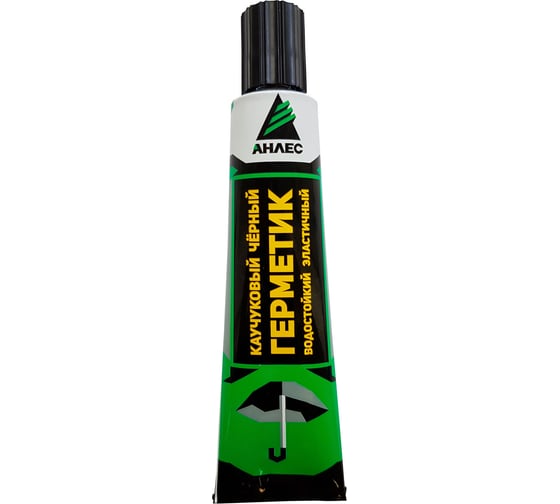 Изображение товара Каучуковый герметик Анлес 40 мл черный 70252