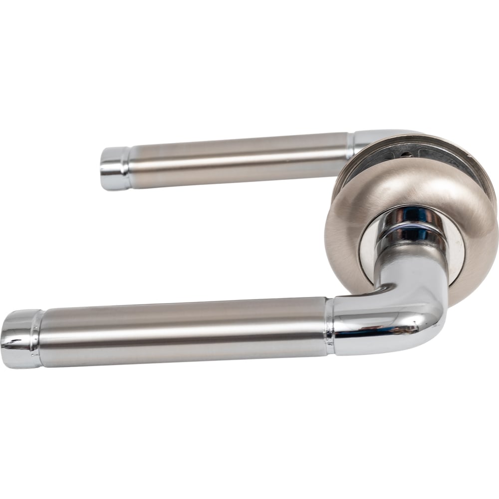 Изображение товара Комплект ручек для межкомнатной двери PAULINIDOR 503-08BK-K08SN никель матовый