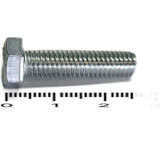 Изображение товара Болт R2R полная резьба, цинк, DIN933, 6x25 пр. 8,8 (100 шт/уп) 9500-бп625ф