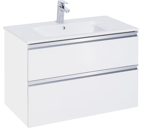 Изображение товара Модуль для раковины Roca OLETA 800 мм, белый глянец, 2 ящика 00075301