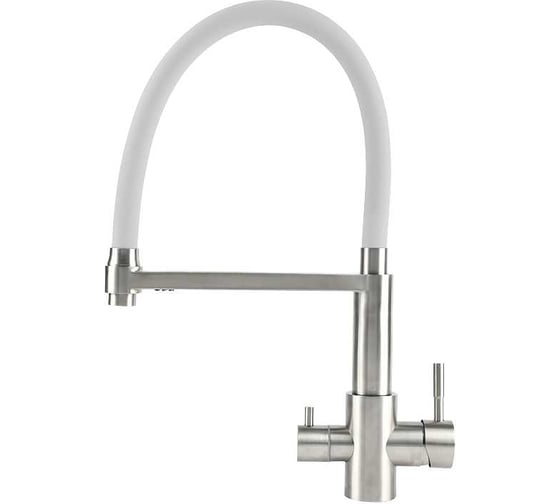 Изображение товара Смеситель для кухни с переключателем на питьевую воду с выделенным каналом OSGARD RESA белый 88393 940000001197