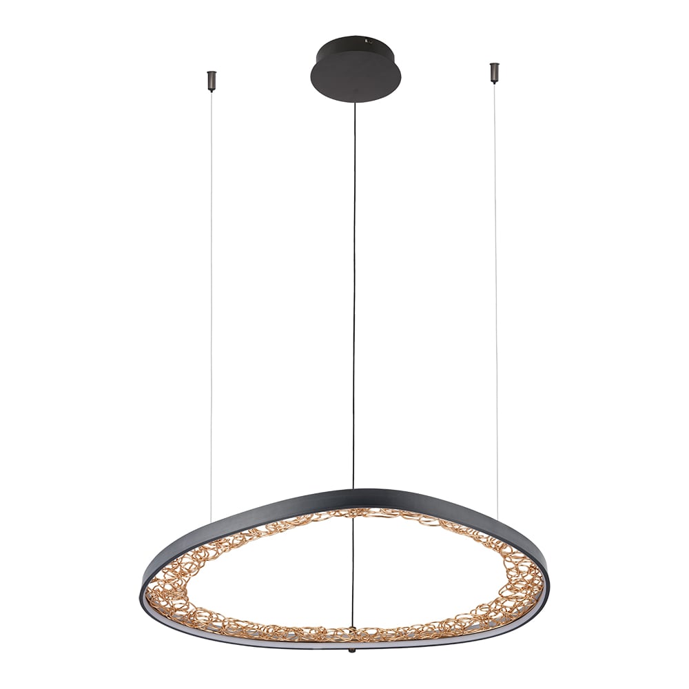 Изображение товара Подвесная люстра ARTE LAMP cinta A1847SP-46BK в стиле модерн