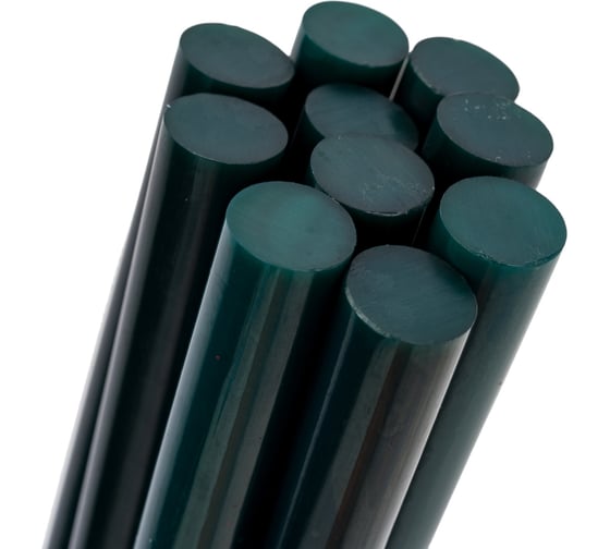 Изображение товара Клеевые стержни Rexant 11х270 мм зеленые 10 шт. 09-1273