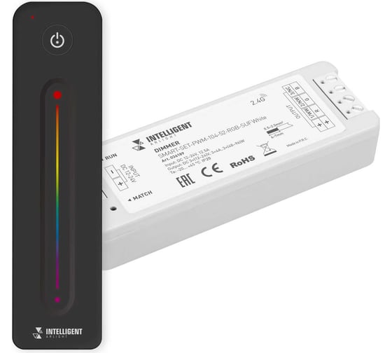 Изображение товара Диммер INTELLIGENT ARLIGHT SMART-SET-PWM-104-52-RGB-SUF White IARL 036189