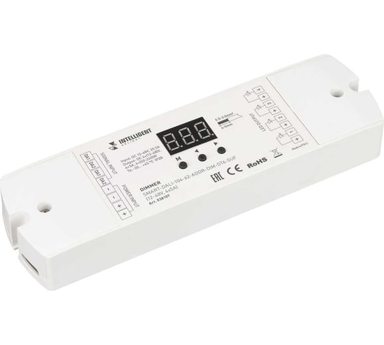 Изображение товара Диммер INTELLIGENT ARLIGHT SMART-DALI-104-62-ADDR-DIM-DT6-SUF IARL, IP20, пластик 038157