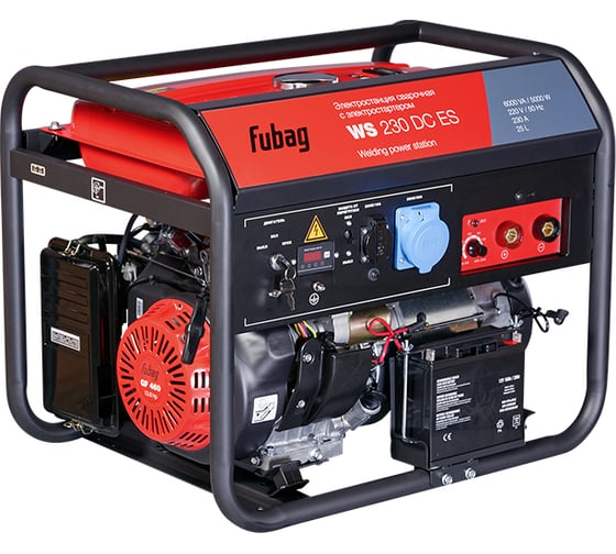 Изображение товара Сварочная электростанция FUBAG WS 230 DC ES бензиновая, 220В 646247
