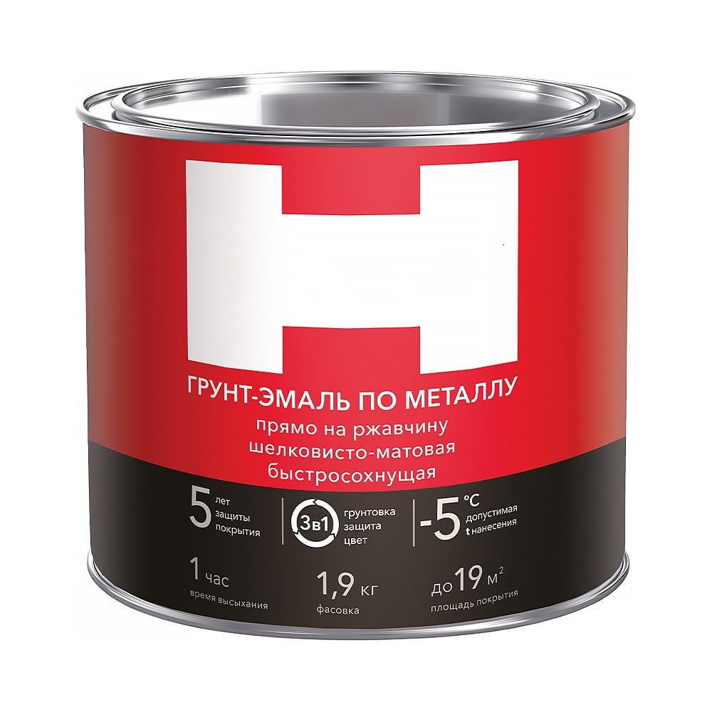 Изображение товара Грунт-эмаль по ржавчине Hummerton 3 в 1 желтый 1.9 кг