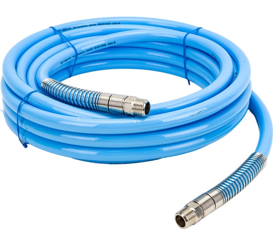Изображение товара Воздушный шланг полиуретановый Aist 13х19 мм 10 м с резьбовым соединениями 1/2" 9093130190-10 00-00015999