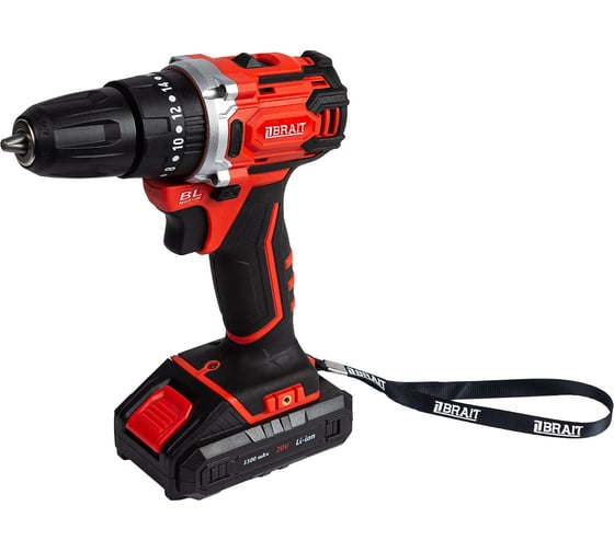 Изображение товара Аккумуляторная дрель BRAIT BCD20SSBL 21.01.083.070