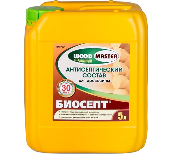 Изображение товара Антисептический состав Woodmaster Биосепт Ультра 5 л 1 709