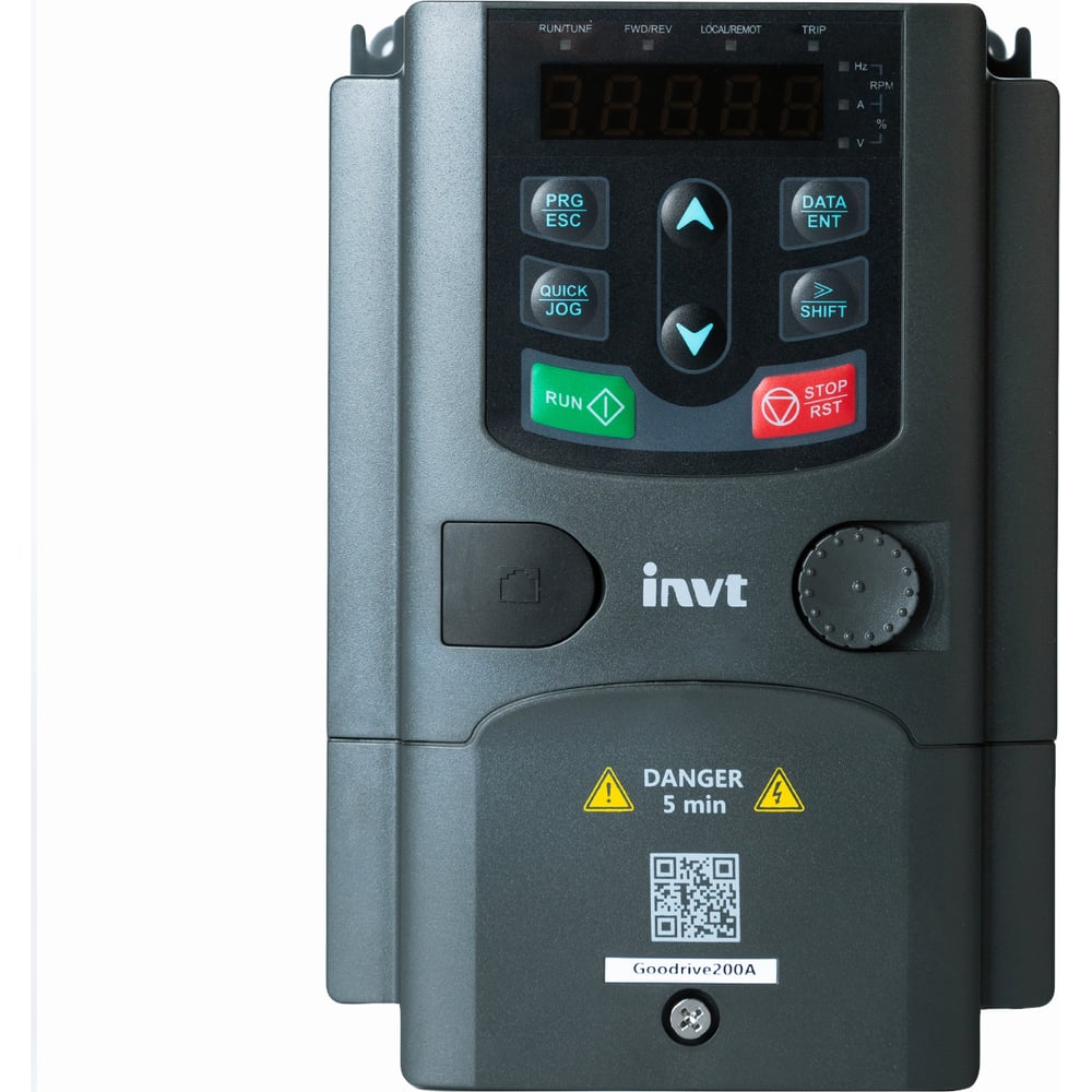 Изображение товара Частотный преобразователь INVT GD200A 0,75 кВт 380В IP 20