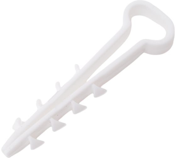 Изображение товара Дюбель-хомут для плоского кабеля EKF PROxima SQ 10 мм белый 50 шт. plc-cd-5x10w