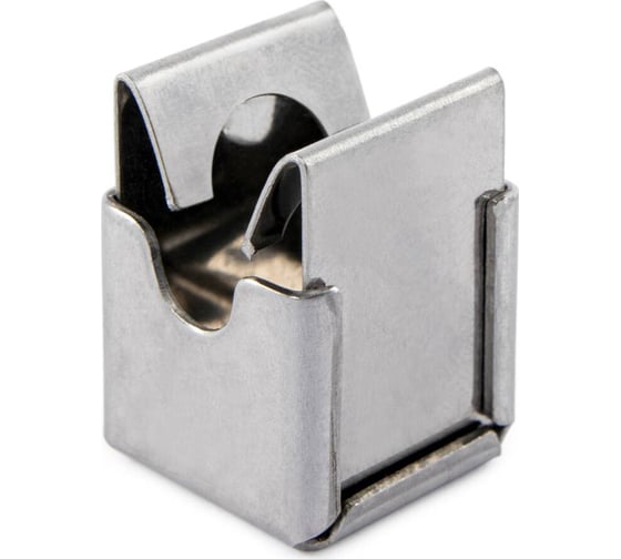 Изображение товара Держатель проволоки OBO Bettermann D 8 мм, безболтовой, отверстие с резьбой, сталь нержавеющая (20 шт/уп) 5207347