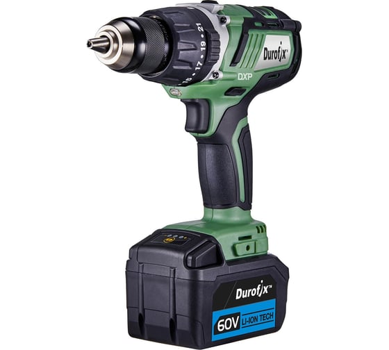 Изображение товара Аккумуляторная дрель Durofix 1/2(13мм) 60В 1 АКБ 2,5Ач+ЗУ RK60132-PM