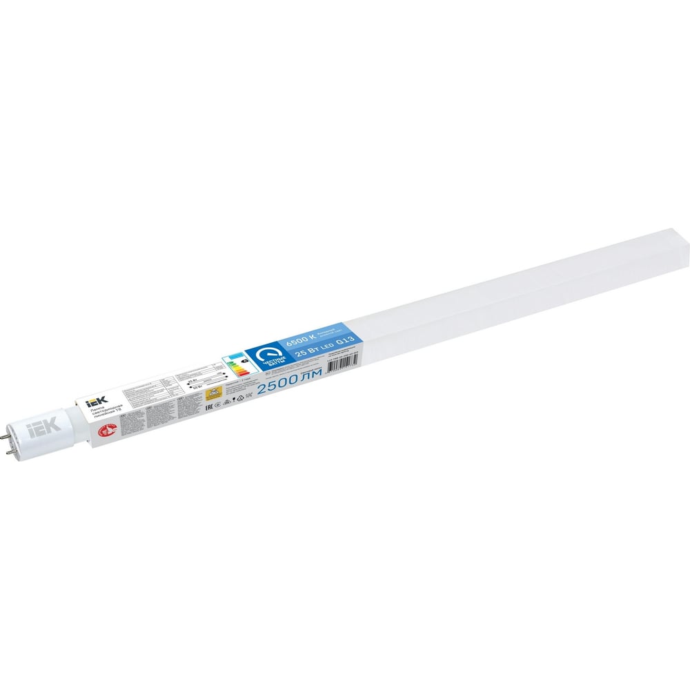 Изображение товара Лампа линейная IEK LED T8 13Вт 1300лм 230В 6500К G13 600мм
