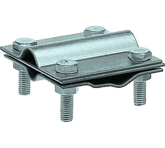 Изображение товара Крестообразный зажим заземления EZETEK стержень - полоса/пруток, нержавеющая сталь 62706