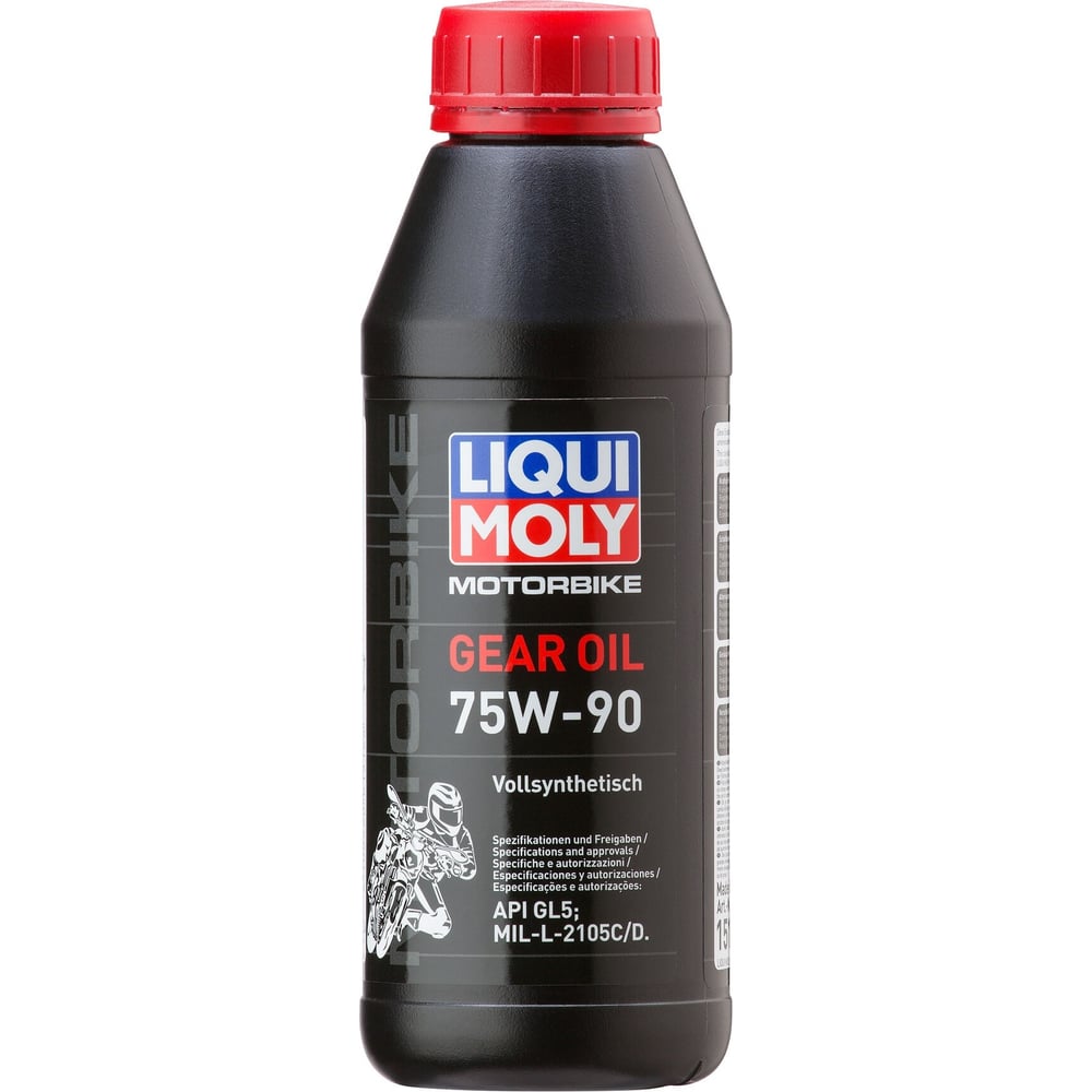 Изображение товара Синтетическое трансмиссионное масло для мотоциклов LIQUI MOLY 75W-90 0.5л GL-5