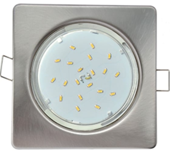 Изображение товара Светильник Ecola Gx53 h4 square open edge квадратный сатин-хром плоский с открытым краем 106x41 к+ FS53N4ECB