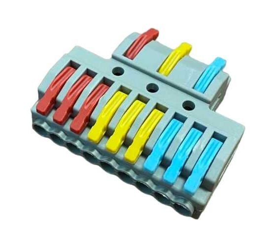 Изображение товара Разветвительная клемма Econ 3-9p-g2 0,08- 2,5(4) мм² 2 шт С0392