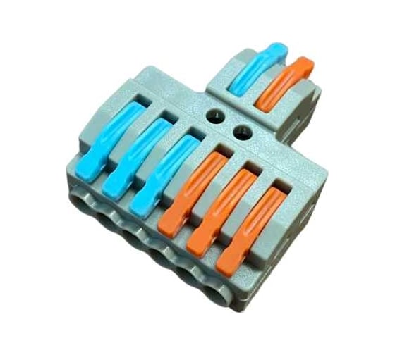 Изображение товара Разветвительная клемма Econ 2-6p-g2 0,08- 2,5(4) мм² 5 шт С0262