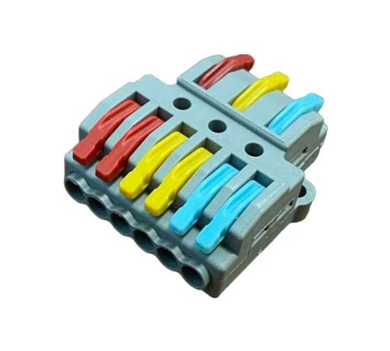 Изображение товара Разветвительная клемма Econ 3-6p-g2 0,08- 2,5(4) мм² 2 шт С0362