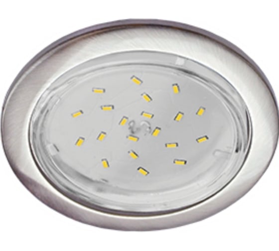 Изображение товара Светильник Ecola Gx53 h4-gl встраиваемый без рефл. глубокий сатин хром 48x106 к+ FS53GLECB