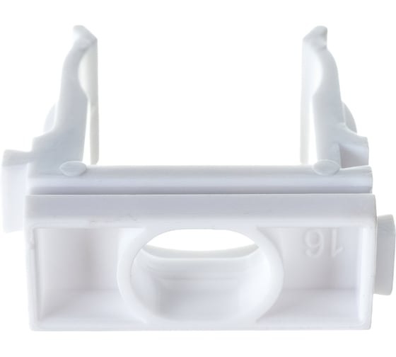 Изображение товара Крепёж-клипса Промрукав для труб полистирол белая д20 100 шт PR.02720б