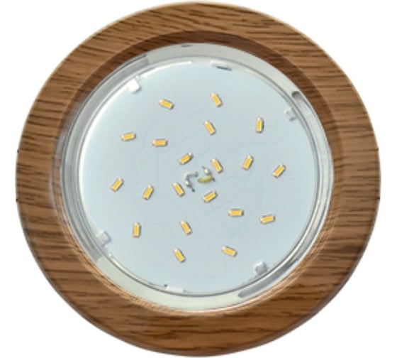 Изображение товара Светильник Ecola Gx53 h4 встраиваемый без рефл. дерево темный орех 38x106 к+ SN53H4ECB