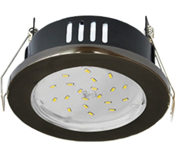 Изображение товара Светильник Ecola Gx53 h9 защищенный ip65 встраиваемый без рефл. черный хром 98x55 FB5365ECB