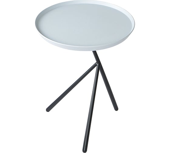 Изображение товара Приставной столик Bergenson Bjorn Sustainable Collection, Ø37.7 см, серый/черный BB0000148