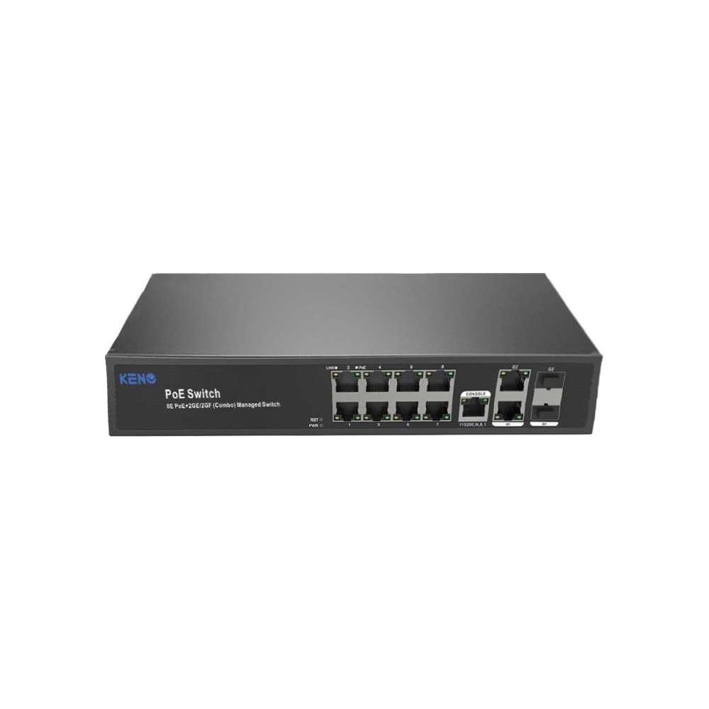 Изображение товара Коммутатор Keno управляемый на 8 портов KN-SW802SFP/M2