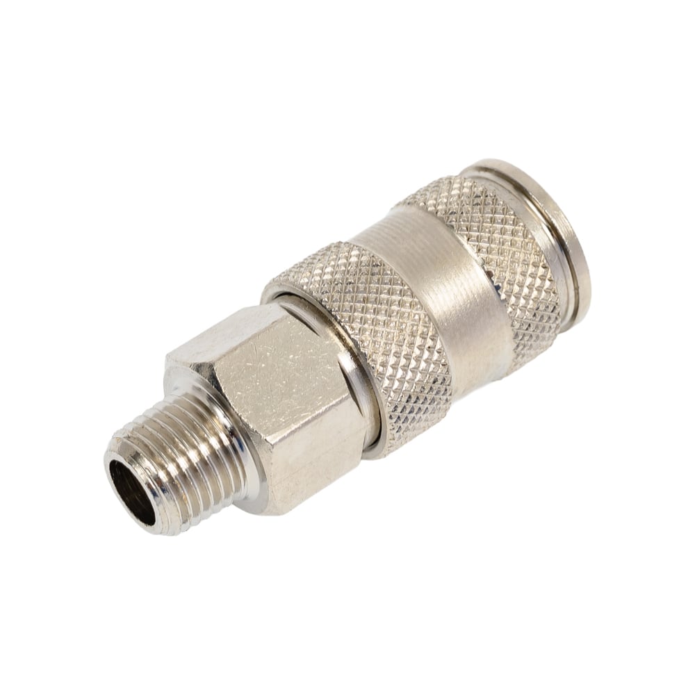 Изображение товара Быстросъемный штуцер мама 1/4 EURO из латуни для шлангов