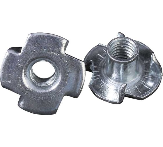 Изображение товара Усовая гайка Доброга М6, 4 шт., DIN 1624 ЦБ-00021426