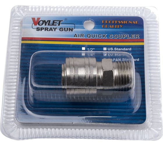 Изображение товара Быстросъемный штекер Voylet разъем ЕSМ 20 М3/8" 184-046 92-123 005-00031
