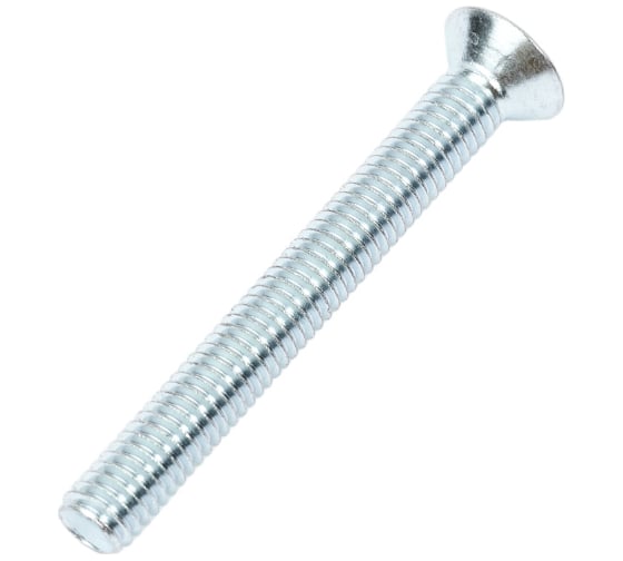 Изображение товара Винт с потайной головкой Доброга М6x50 мм, DIN 965, 10 шт. ЦБ-00020899