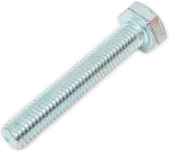 Изображение товара Болт Доброга М10x60 мм, цинк, к.п. 4.8, DIN 933, 5 шт. ЦБ-00020771