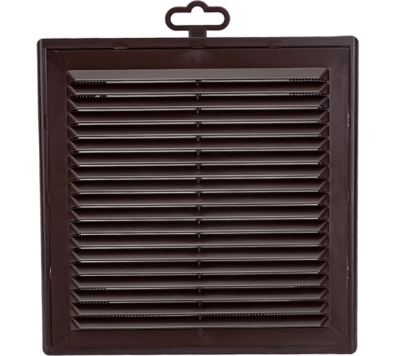Изображение товара Разъемная решетка с москитной сеткой TDM ELECTRIC ЭКО 208х208 мм коричневая SQ1807-0079
